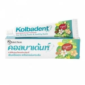 KOLBADENT Зубная паста натуральная ГВОЗДИКА/МЯТА Herbal Toothpaste