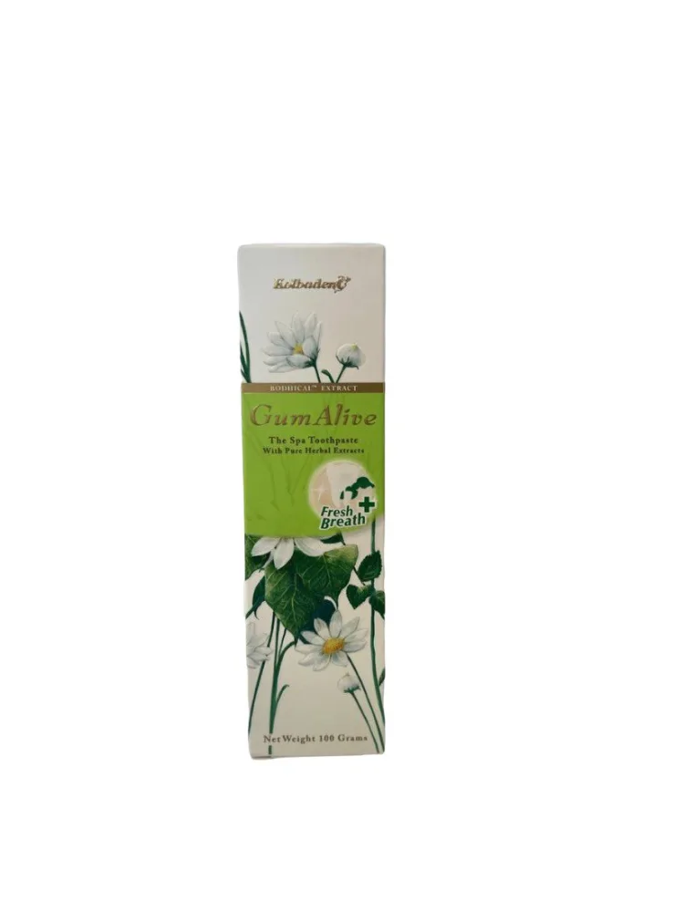 KOLBADENT Зубная паста органическая МАСЛО ЛИСТЬЕВ ГУАВЫ GumAlive Fresh Breath Toothpaste