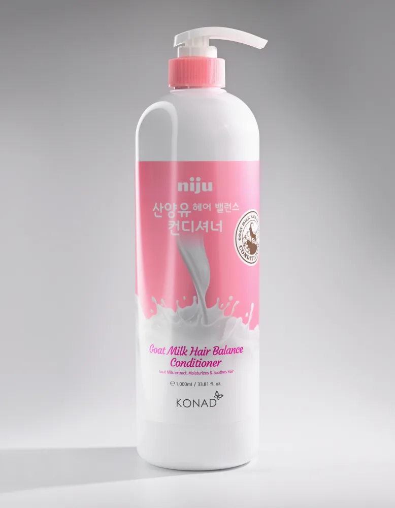 KONAD Кондиционер для объема и блеска волос КОЗЬЕ МОЛОКО Niju Goat Milk Hair Balance Conditioner