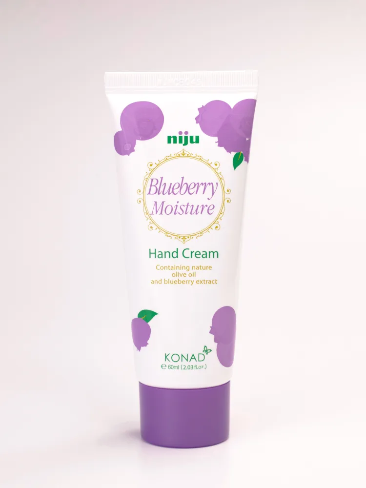 KONAD Крем для рук увлажняющий ЭКСТРАКТ ЧЕРНИКИ Niju Blueberry Moisture Hand Cream