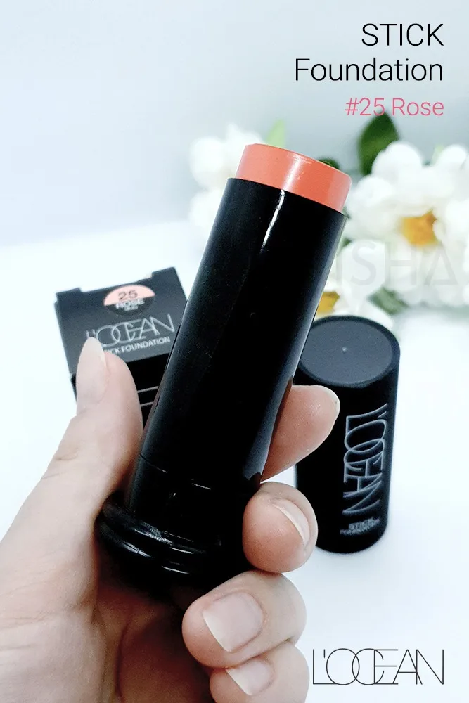 L'OCEAN Румяна-КОРРЕКТОР для лица в стике Stick Foundation #25 Rose