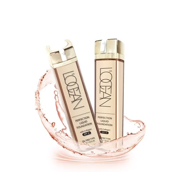 L'OCEAN Тональная основа для лица КОЛЛАГЕН Perfection Liquid Foundation With Collagen #33 Sexy Beige