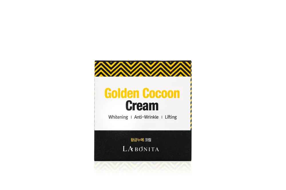 LA BONITA Пилинг-диск многофункциональный КОКОН ЗОЛОТОГО ШЕЛКОПРЯДАGolden Cocoon Essential Pad
