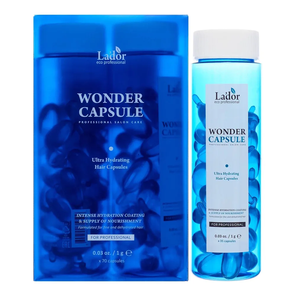 LA'DOR Масло для волос УВЛАЖНЯЮЩЕЕ в капсулах La'dor Wonder Capsule