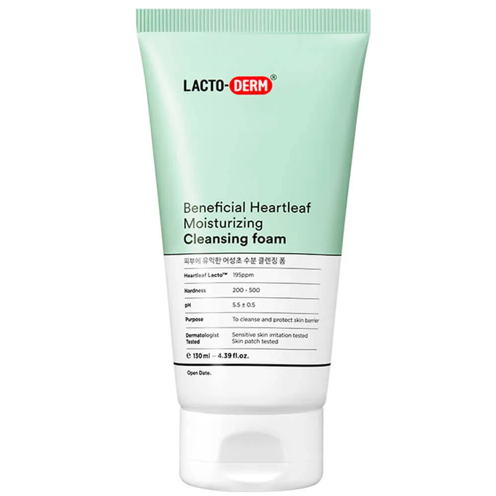LACTODERM Пенка для умывания с пробиотиками LACTODERM Beneficial Heartleaf Moisturizing Cleansing Foam