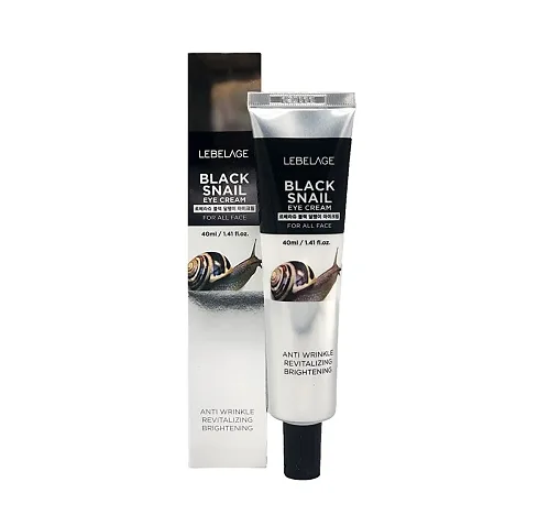 LEBELAGE Крем для кожи вокруг глаз МУЦИН ЧЕРНОЙ УЛИТКИ Eye Cream Black Snail