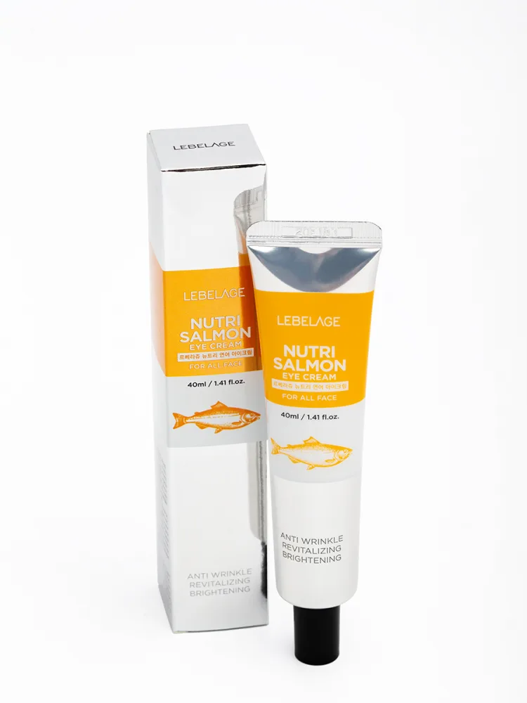 LEBELAGE Крем для кожи вокруг глаз питательный МАСЛО ЛОСОСЯ Eye Cream Nutri Salmon
