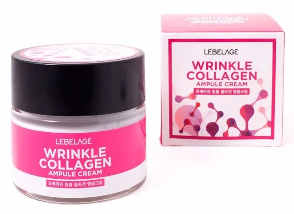 LEBELAGE Крем для лица ампульный КОЛЛАГЕН Ampule Cream Wrinkle Collagen