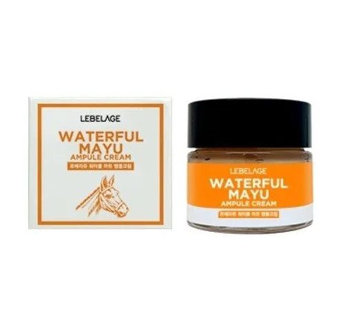 LEBELAGE Крем для лица ампульный увлажняющий ЛОШАДИНЫЕ ЛИПИДЫ Ampule Cream Waterful Mayu