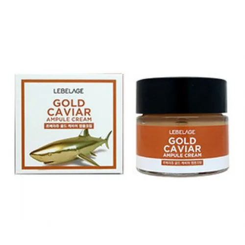 LEBELAGE Крем для лица ампульный ЗОЛОТО / ИКРА Ampule Cream Gold Caviar