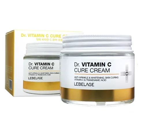 LEBELAGE Крем для лица антивозрастной выравнивающий рельеф ВИТАМИН С Dr. Vitamin C Cure