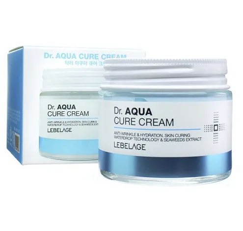 LEBELAGE Крем для лица для обезвоженной кожи ВОДОРОСЛИ Dr. Aqua Cure Cream