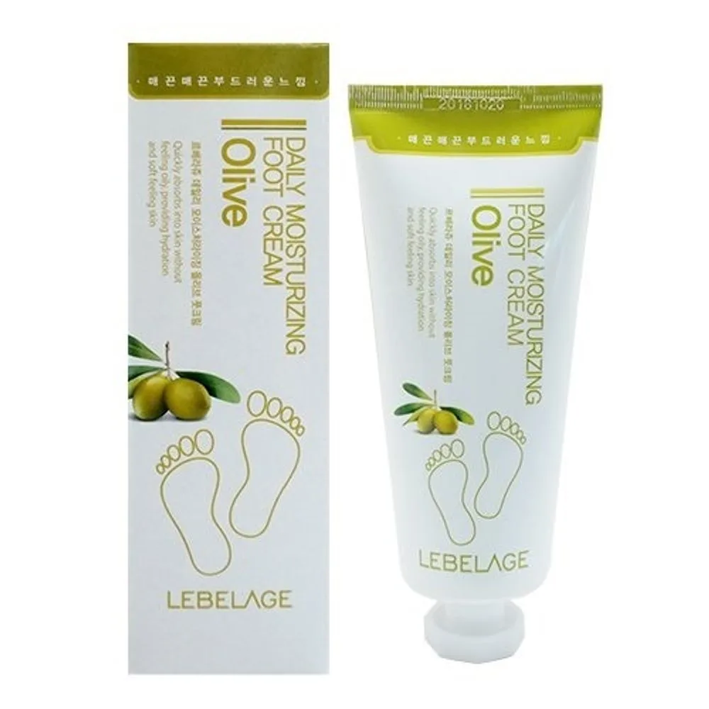 LEBELAGE Крем для ног смягчающий МАСЛО ОЛИВЫ Daily Moisturizing Olive Foot Cream