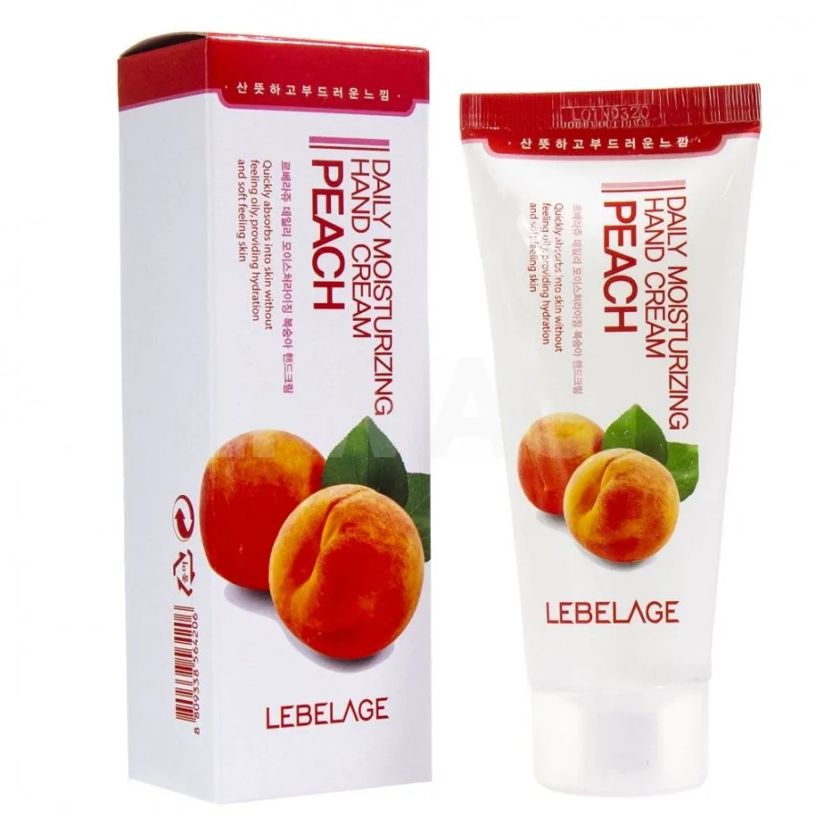 LEBELAGE Крем для рук увлажняющий ПЕРСИК Daily Moisturizing Hand Cream Peach