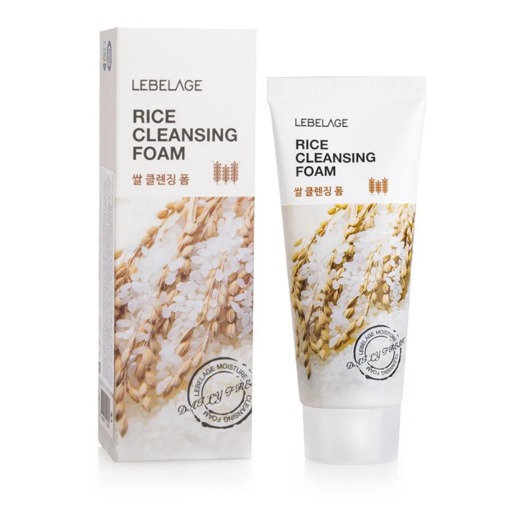 LEBELAGE Пенка для умывания РИС Rice Cleansing Foam