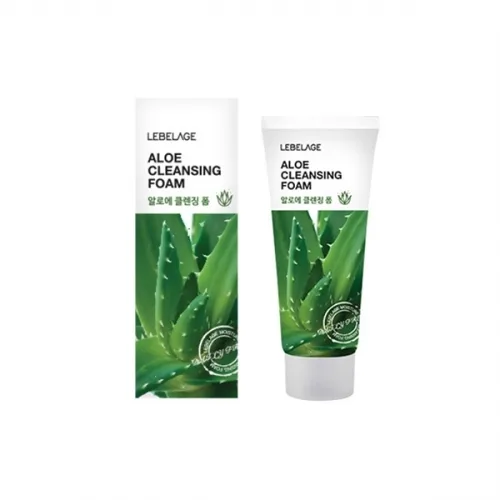 LEBELAGE Пенка для умывания увлажняющая АЛОЭ Aloe Cleansing Foam