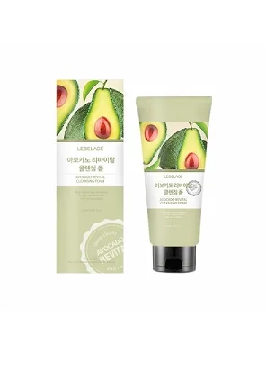 LEBELAGE Пенка для умывания восстанавливающая АВОКАДО Avocado Revital Cleansing