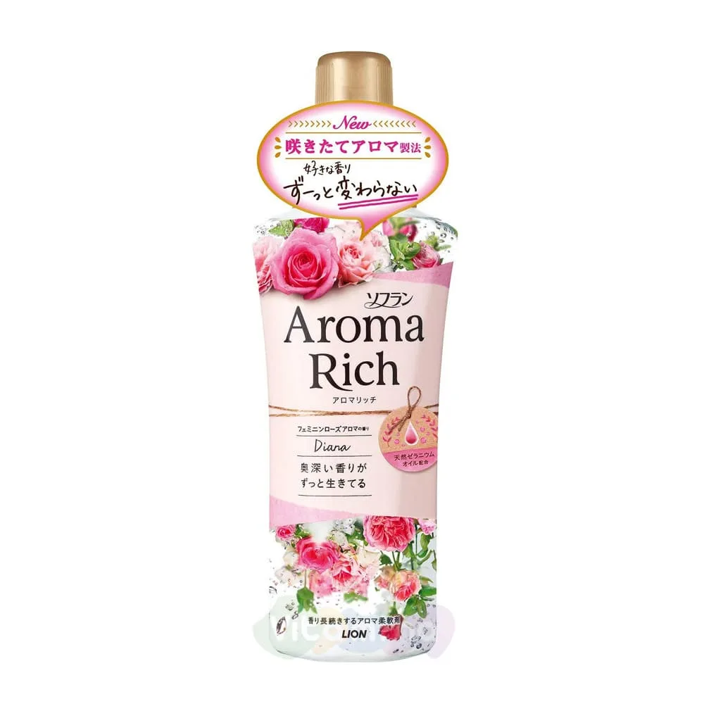 LION Кондиционер для белья AROMA ДИАНА С БОГАТЫМ АРОМАТОМ НАТУР.МАСЕЛ