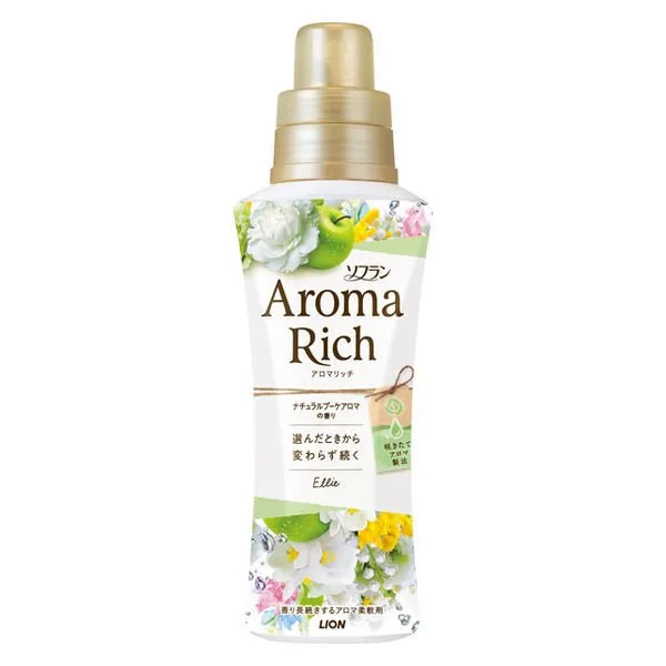 LION Кондиционер для белья AROMA ДЛИТЕЛЬНОГО действия ЭЛЛИ С БОГАТЫМ АРОМАТОМ НАТУР.МАСЕЛ УНИСЕКС