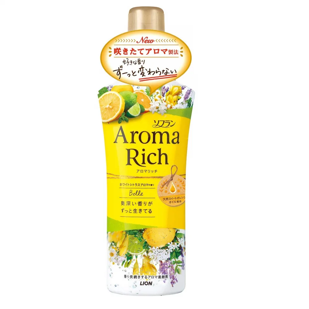 LION Кондиционер для белья АРОМАТ МУЖСКОЙ БЭЛЛЬ Aroma Rich Belle