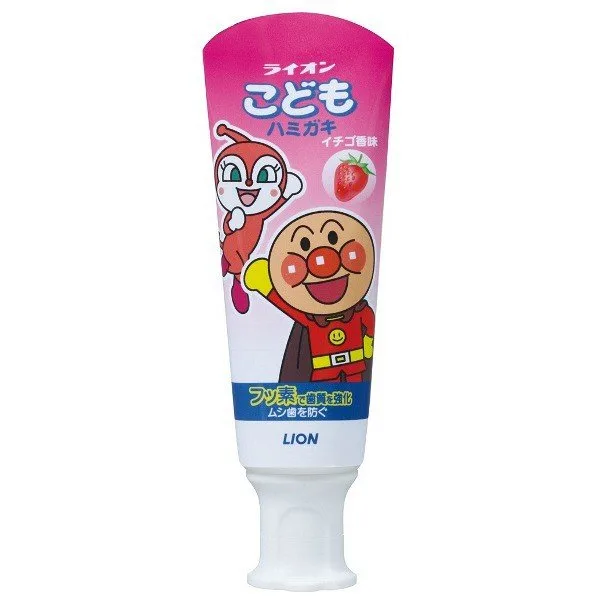 LION Зубная паста для ДЕТЕЙ слабообразивная КЛУБНИКА Lion kid's