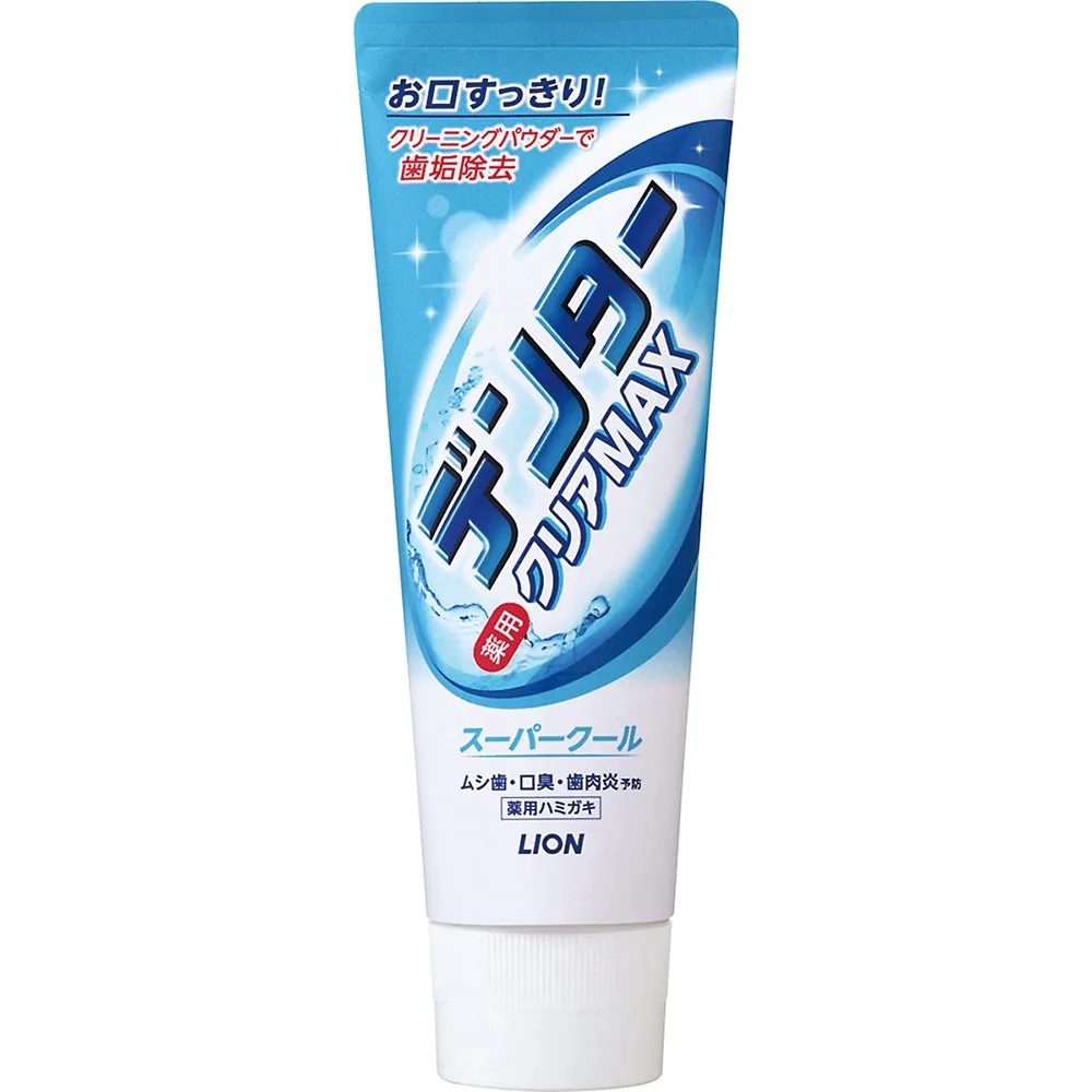 LION Зубная паста СУПЕРОХЛАЖДАЮЩАЯ Dentor Clear MAX Super Cool