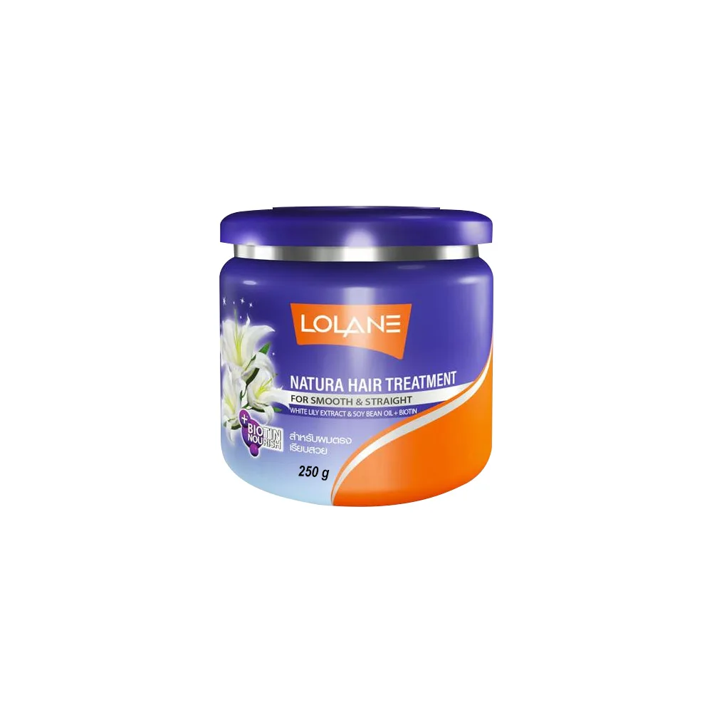 LOLANE Маска для гладких и прямых волос с экстрактом белой лилии Lolane White Lily Extract+Soi Bean+Bioti,