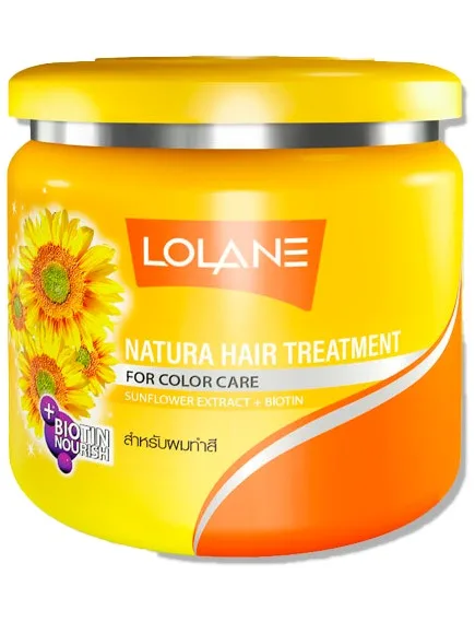 LOLANE Маска для окрашенных волос ЭКСТРАКТ СЕМЯН ПОДСОЛНЕЧНИКА