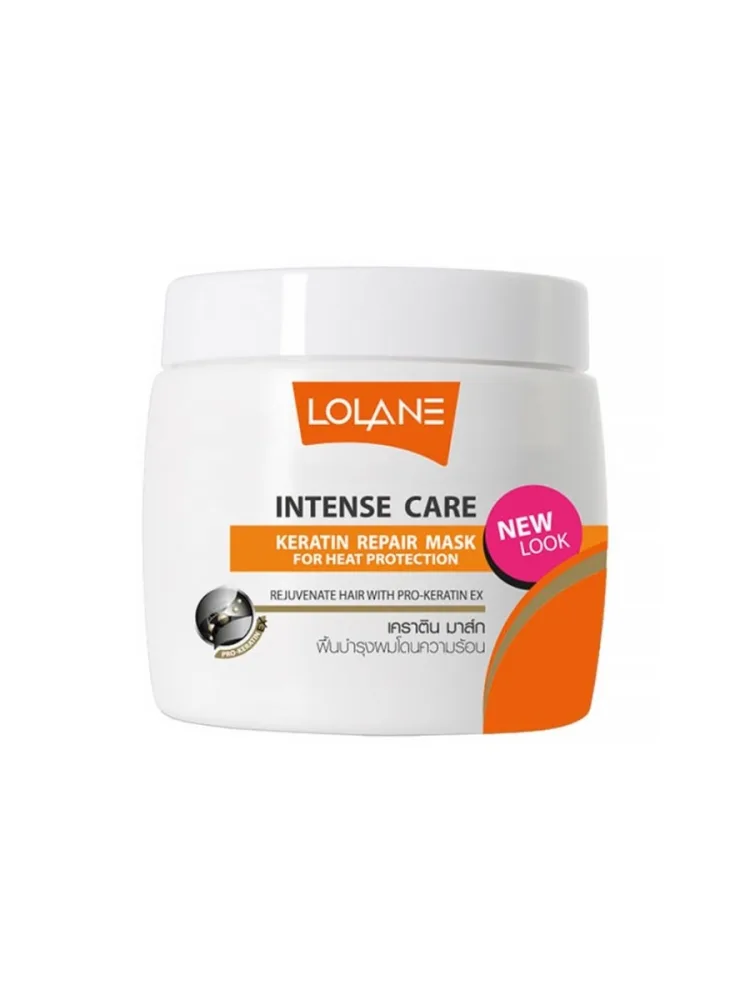 LOLANE Маска для волос ВОССТАНАВЛИВАЮЩАЯ с кератином и термозащитой