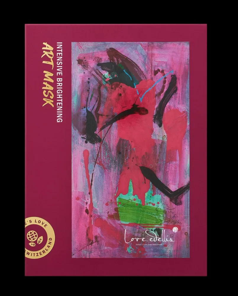 LOVE.EDELLIS НАБОР Маска для лица тканевая РОВНЫЙ ТОН придающая сияние Intensive Brightening Art Mask, 6 шт*25 гр