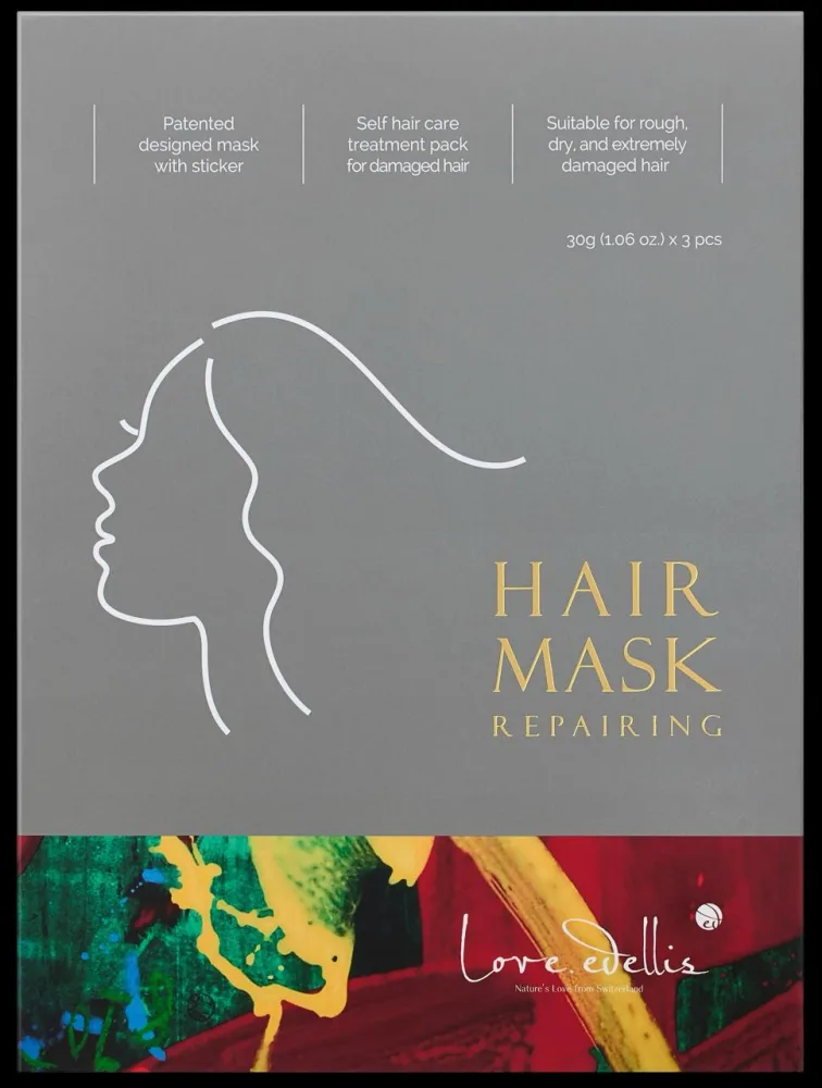 LOVE.EDELLIS НАБОР Маска для волос ВОССТАНАВЛИВАЮЩАЯ Hair Mask Repairing, 3 шт*30 гр