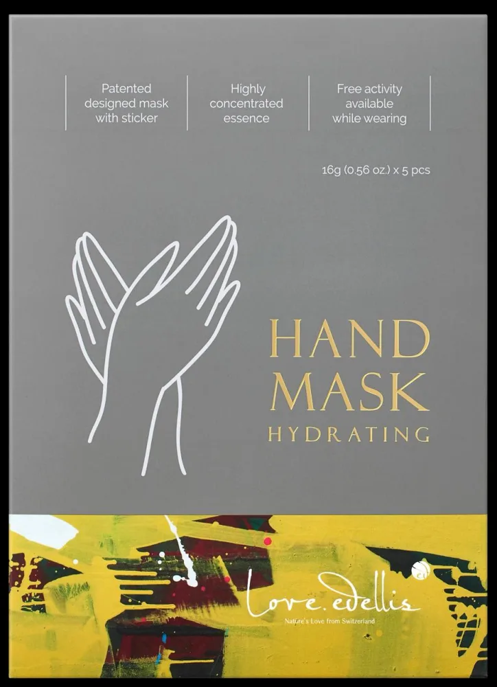 LOVE.EDELLIS НАБОР Маска-перчатки для рук УВЛАЖНЯЮЩАЯ Hand Mask Hydrating, 5 шт*16 гр