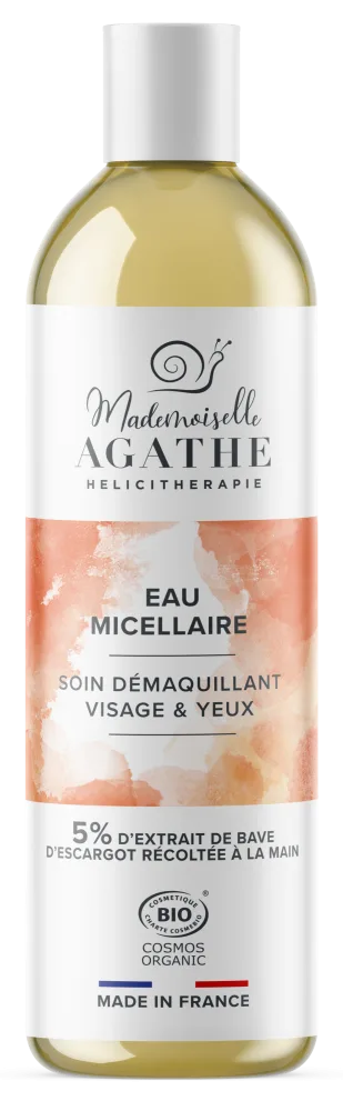 MADEMOISELLE AGATHE Вода мицеллярная для очищения лица МУЦИН УЛИТКИ увлажняющая