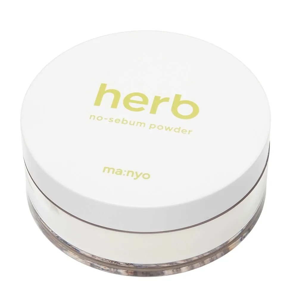 Manyo Матирующая рассыпчатая пудра с комплексом трав Manyo Herb Green No-Sebum Powder