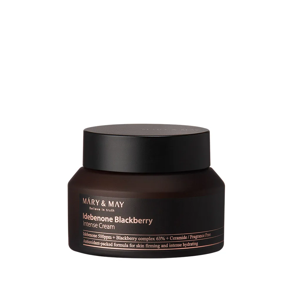 MARY&MAY Крем для лица АНТИОКСИДАНТНЫЙ ИДЕБЕНОН/ЯГОДЫ Idebenone/Blackberry Complex Intense Cream