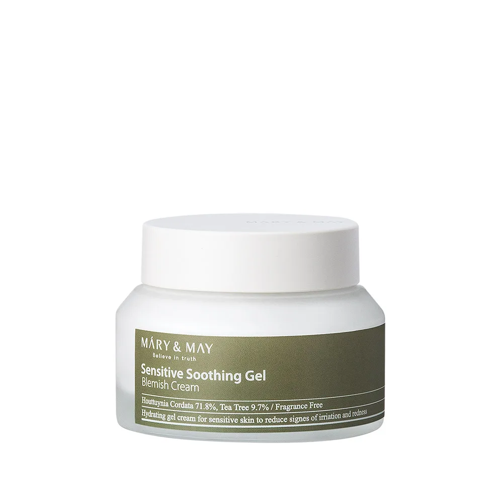 MARY&MAY Крем-гель для лица УСПОКАИВАЮЩИЙ Sensitive Soothing Gel Cream