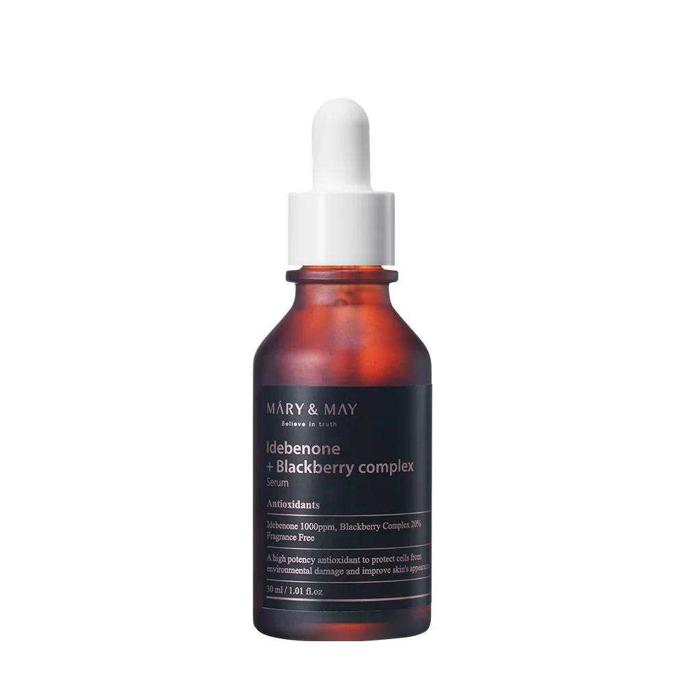 MARY&MAY Антиоксидантная сыворотка с комплексом ягод Mary&May Idebenone + Blackberry Complex Serum