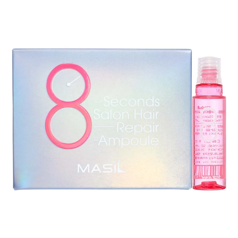 MASIL Маска-филлер для поврежденных волос ПРОТЕИНОВАЯ Masil 8 Seconds Salon Hair Repair Ampoule, 15 мл х 10 шт.