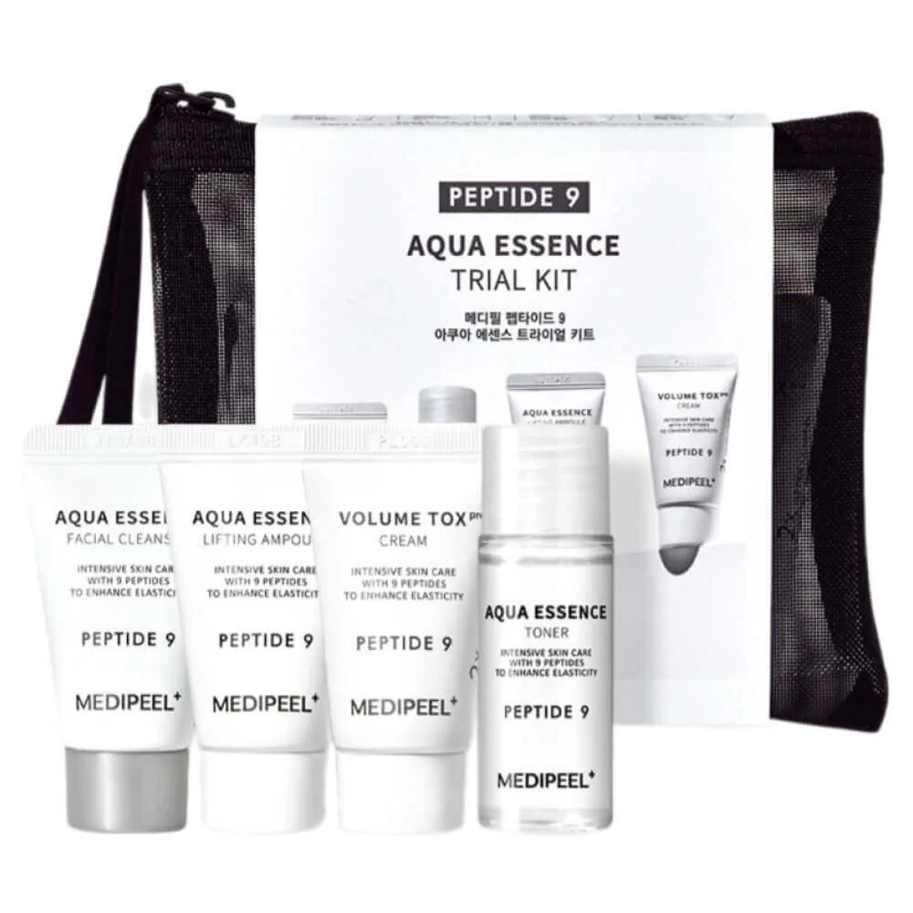 MEDIPEEL Антиоксидантный набор миниатюр с эффектом лифтинга MEDIPEEL Peptide 9 Aqua Essence Trial Kit