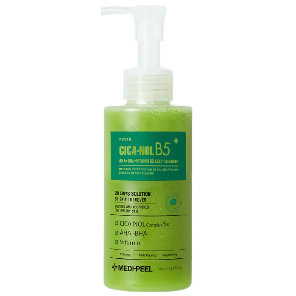MEDIPEEL Кислородное средство Medi-Peel Phyto Cica-Nol B5 AHA BHA Vitamin Calming O2 Deep Cleanser