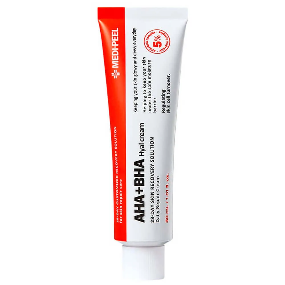 MEDIPEEL Обновляющий крем с комплексом кислот Medi-Peel AHA BHA 28 Days Hyal Cream