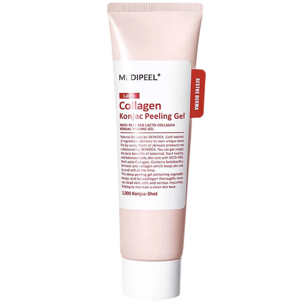MEDIPEEL Пилинг-скатка для гладкости кожи с коллагеном MEDIPEEL Red Lacto Collagen Konjac Peeling Gel