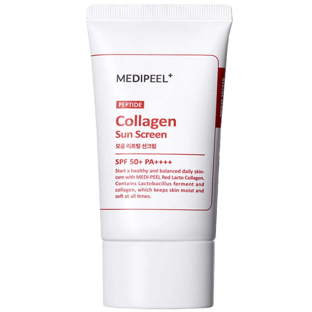 MEDIPEEL Солнцезащитный крем с коллагеном MEDIPEEL Red Lacto Collagen Pore Lifting Sunscreen SPF50+ PA++++
