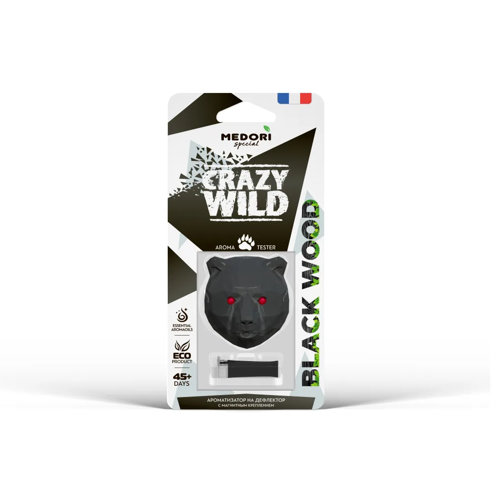 MEDORI Ароматизатор для автомобиля BLACK WOOD на дефлектор