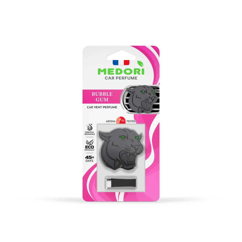 MEDORI Ароматизатор для автомобиля BUBBLE GUM меловой на дефлектор