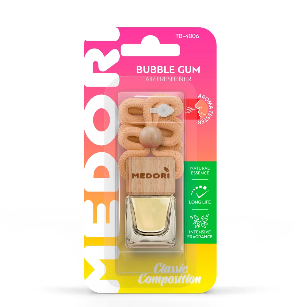 MEDORI Ароматизатор для автомобиля BUBBLE GUM подвесной