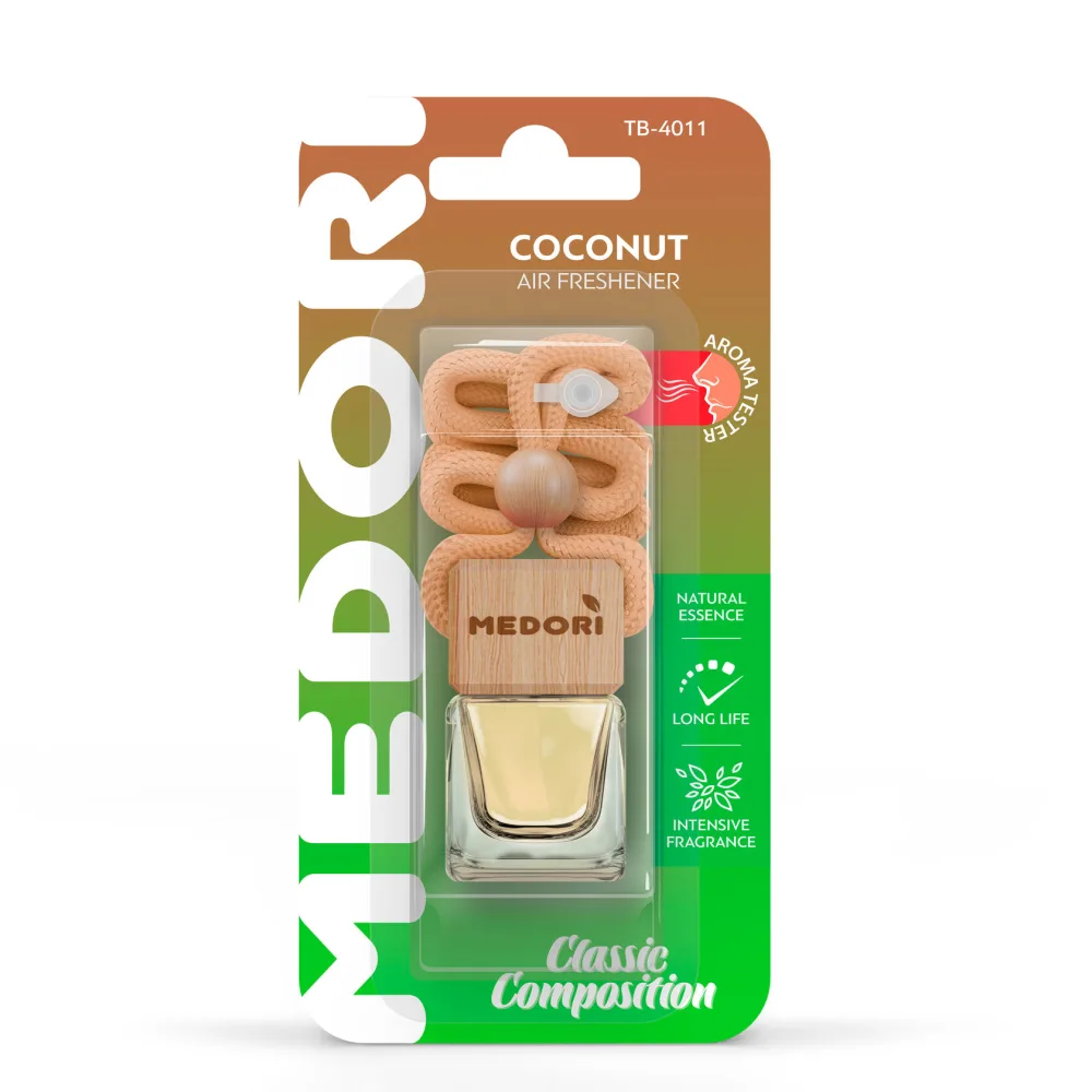 MEDORI Ароматизатор для автомобиля COCONUT подвесной