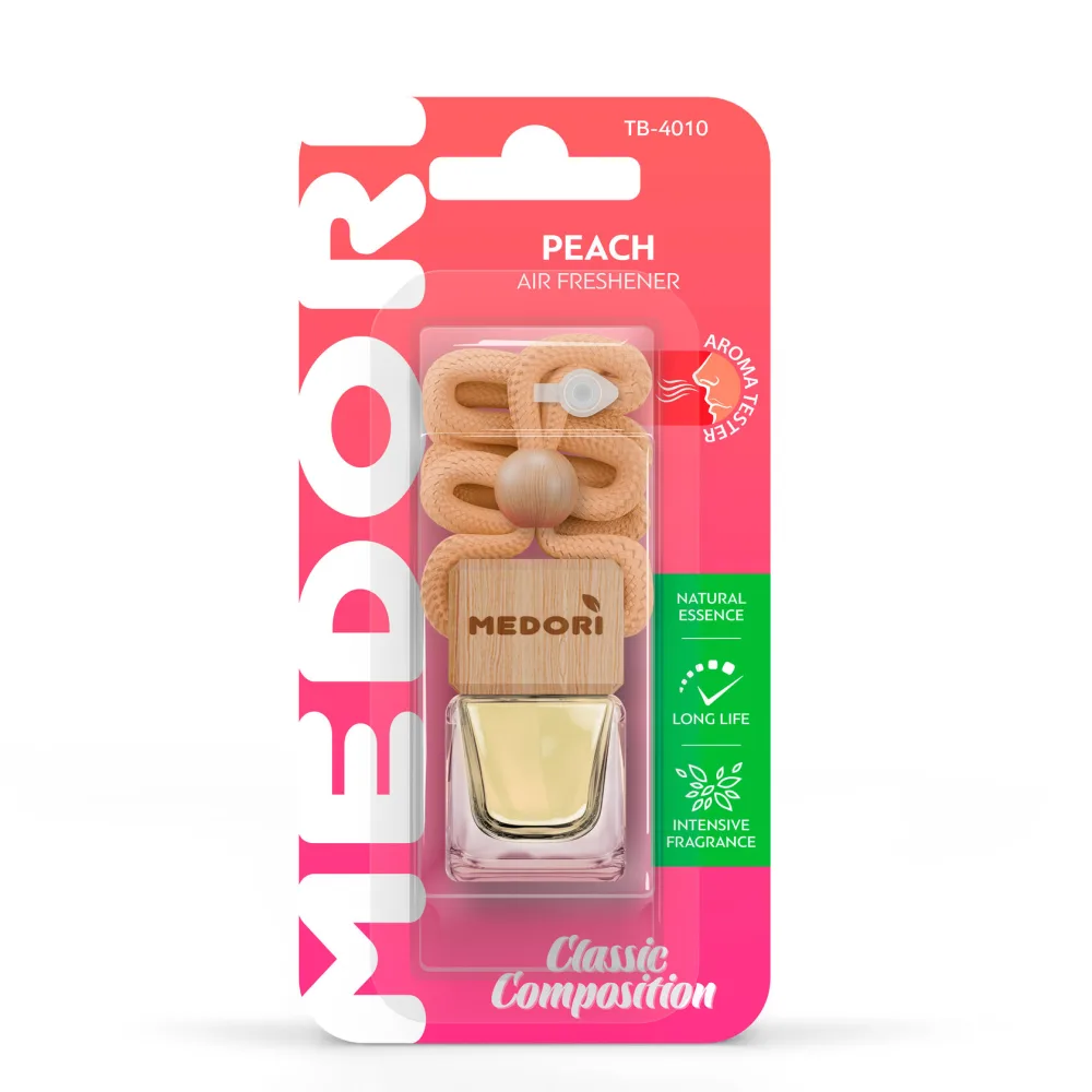 MEDORI Ароматизатор для автомобиля PEACH подвесной