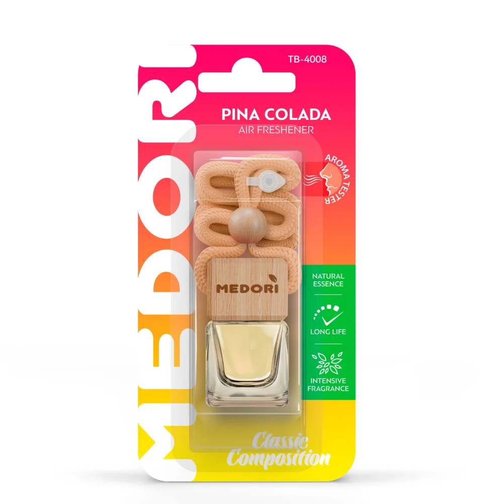 MEDORI Ароматизатор для автомобиля PINA COLADA подвесной