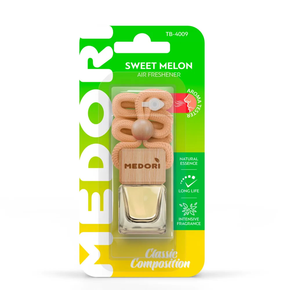 MEDORI Ароматизатор для автомобиля SWEET MELON подвесной